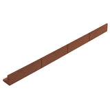 Flexibel gräskant 16 x 1,2 m med gummiklubba – Terrakotta