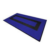 Polypropenplattor med ventilationskanaler (120 enheter) och kanter - Blå (90) och Svart (30)