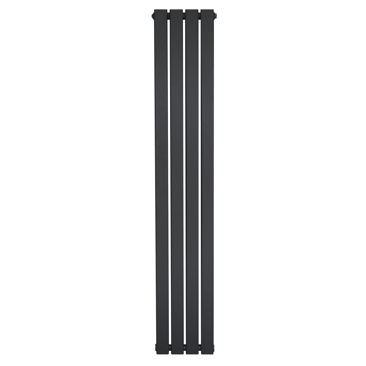 Platt enkelpelarradiator i antracitgrå, 1600 x 280 mm, med släta ytor och stilren design, perfekt för moderna hem