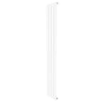 Platt enkelpelarradiator i vit färg, 1600 x 280 mm, med släta ytor och stilren design, perfekt för moderna inredningar