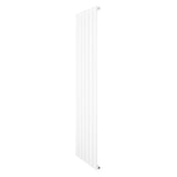 Platt enkelpelarradiator i vit färg, 1600 x 420 mm, med släta ytor och stilren design som passar moderna inredningar