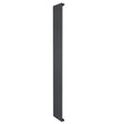 Platt enkelpelarradiator i antracitgrå, 1800 x 280 mm, med släta ytor och stilren design, perfekt för moderna hem