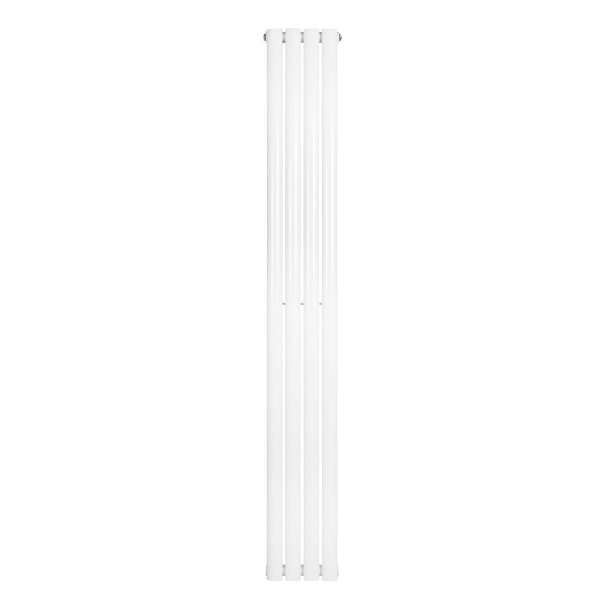 Oval enkelpelarradiator i vit färg, 1800 x 240 mm, med släta ytor och en modern, stilren design som passar i alla rum