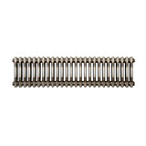Traditionell 2-kolumn radiator – 300 x 1190 mm – Råmetall