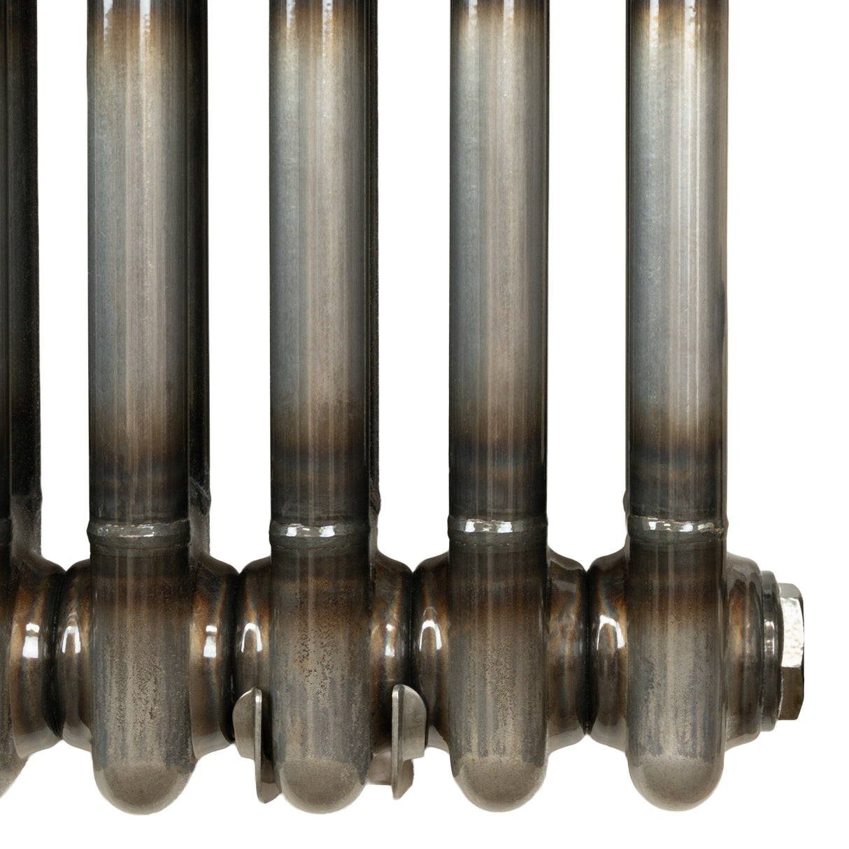 Traditionell 2-kolumnsradiator – 300 x 1460 mm – Råmetall