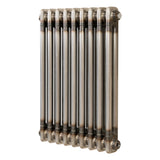 Traditionell 2-kolumnsradiator – 600 x 425 mm – Råmetall