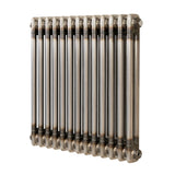 Traditionell 2-kolumnsradiator – 600 x 605 mm – Råmetall