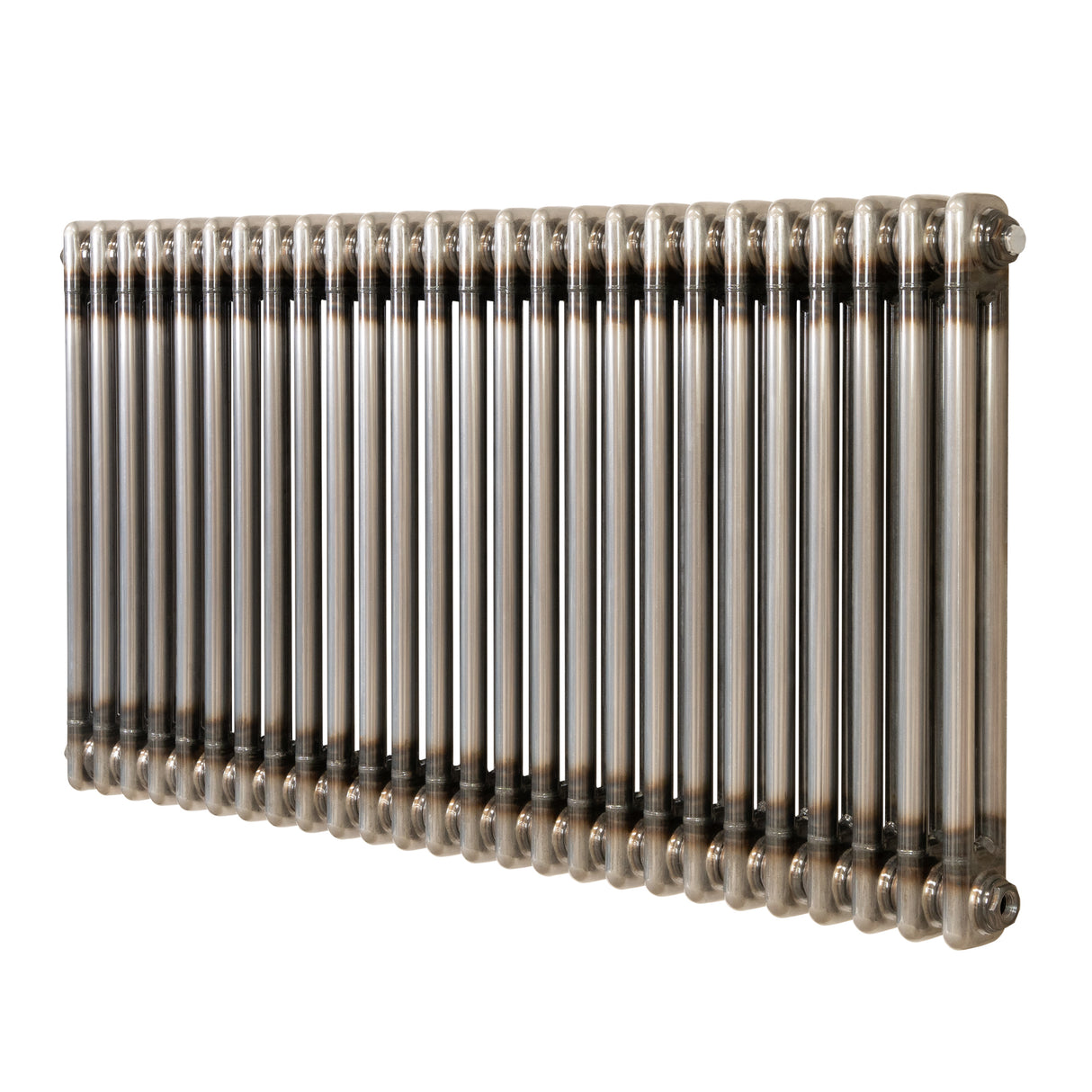 Traditionell 2-kolumnsradiator – 600 x 1190 mm – Råmetall