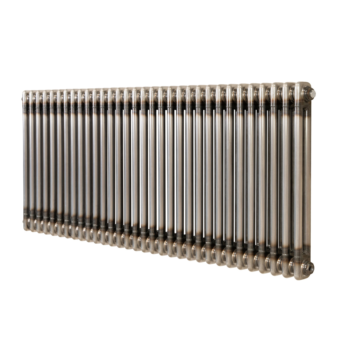 Traditionell 2-kolumnsradiator – 600 x 1460 mm – Råmetall