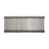Traditionell 2-kolumnsradiator – 600 x 1460 mm – Råmetall