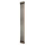 Traditionell 2-kolumnsradiator – 1500 x 200 mm – Råmetall
