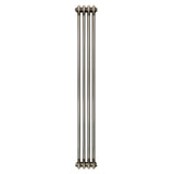 Traditionell 2-kolumnsradiator – 1500 x 200 mm – Råmetall