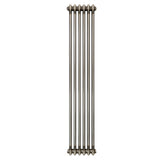 Traditionell 2-kolumnsradiator – 1500 x 290 mm – Råmetall