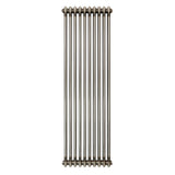 Traditionell 2-kolumnsradiator – 1500 x 470 mm – Råmetall