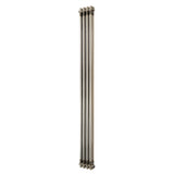Traditionell 2-kolumnsradiator – 1800 x 200 mm – Råmetall