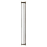 Traditionell 2-kolumnsradiator – 1800 x 200 mm – Råmetall