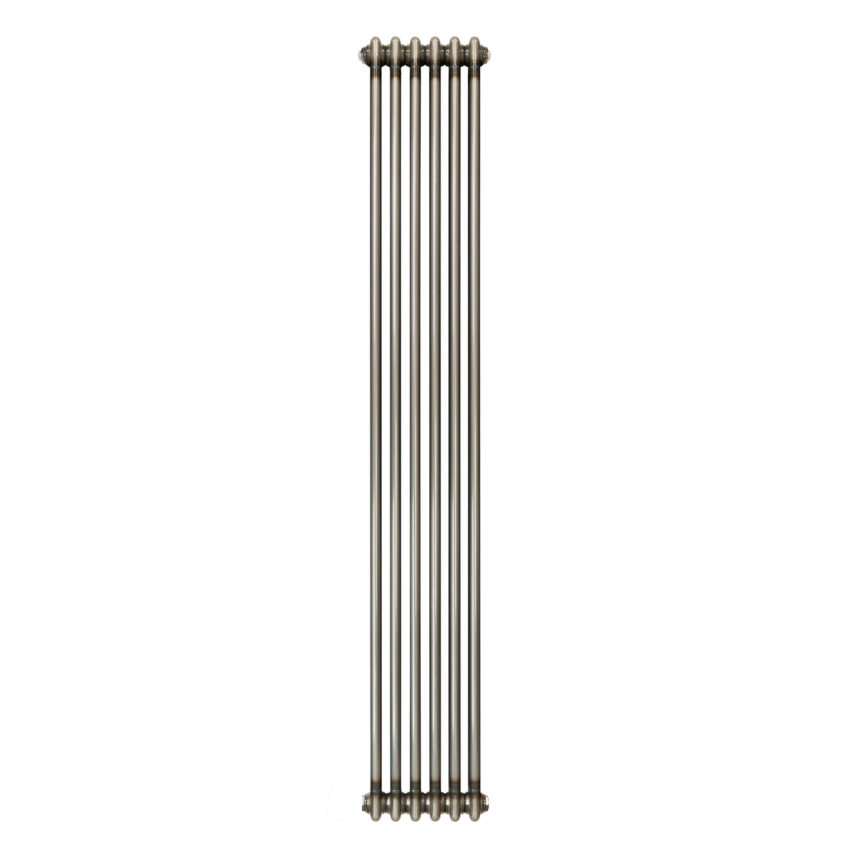 Traditionell 2-kolumnsradiator – 1800 x 290 mm – Råmetall