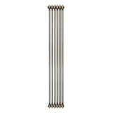 Traditionell 2-kolumnsradiator – 1800 x 290 mm – Råmetall