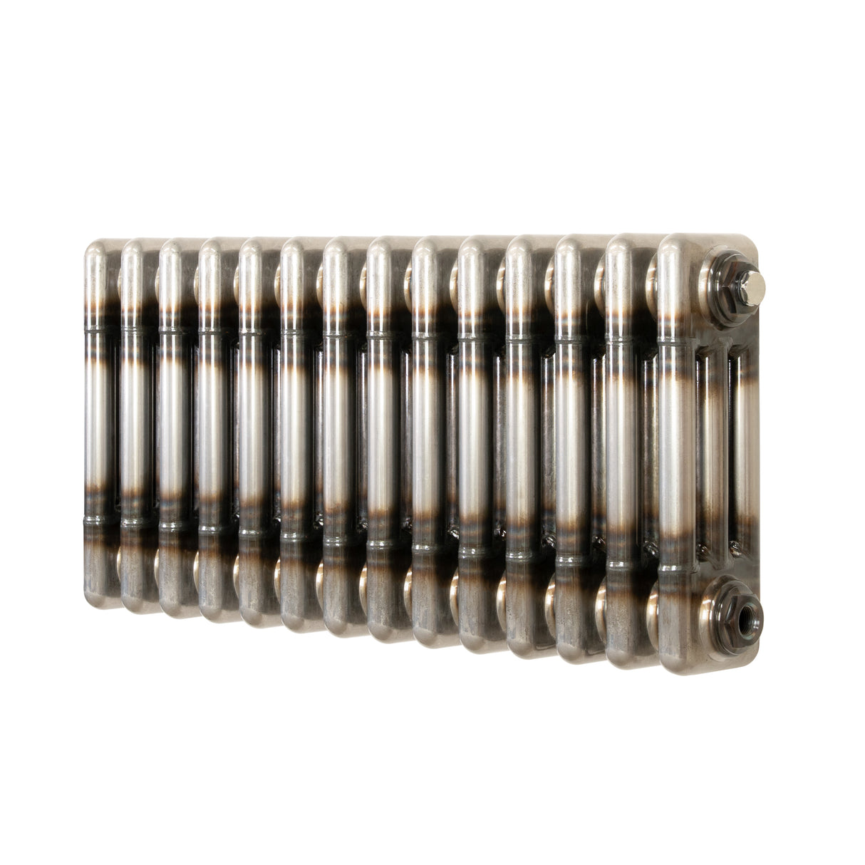Traditionell 3-kolumnsradiator – 300 x 650 mm – Råmetall