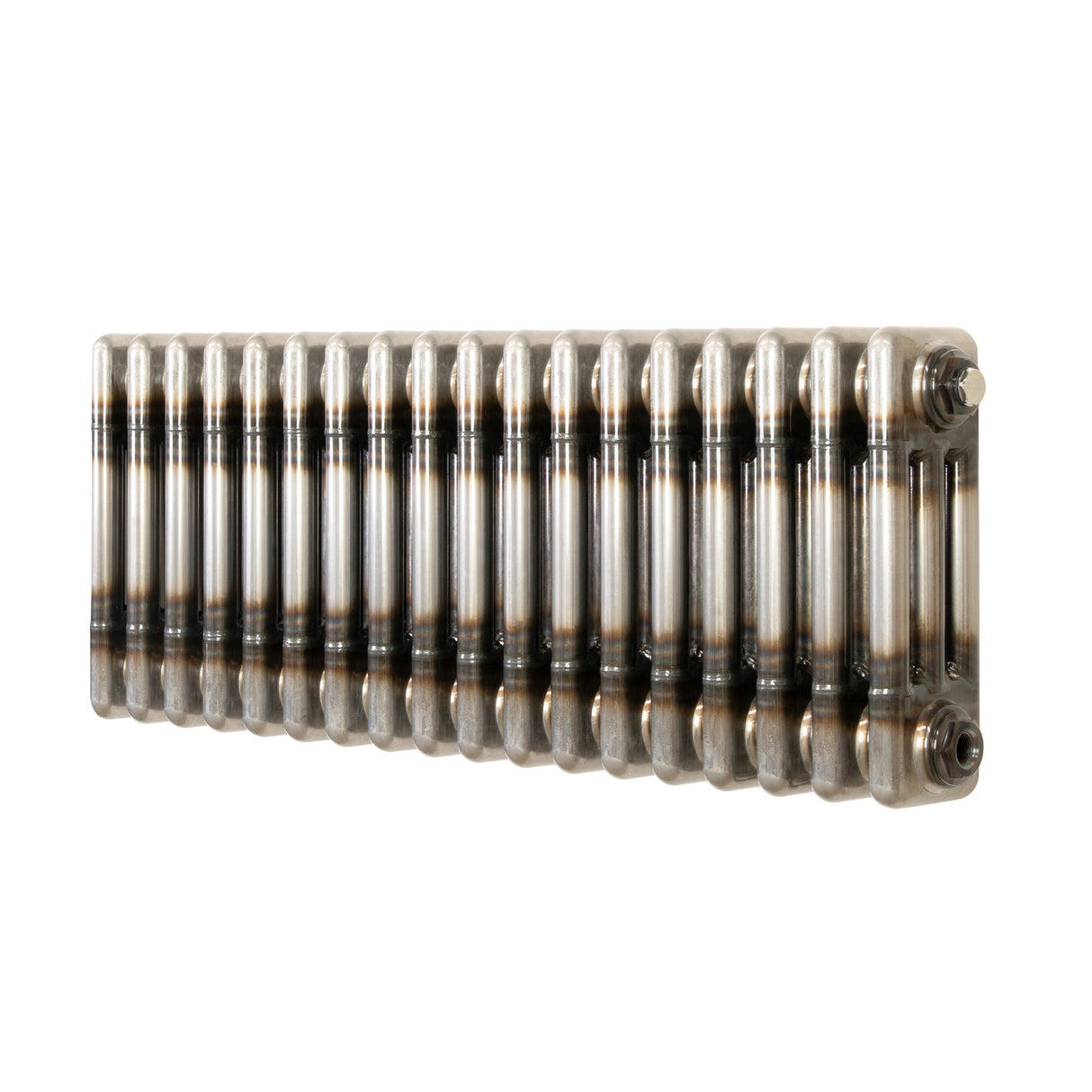 Traditionell 3-kolumnsradiator – 300 x 830 mm – Råmetall