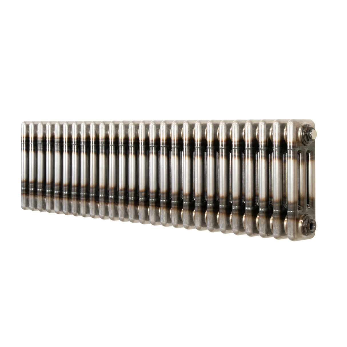 Traditionell 3-kolumnsradiator – 300 x 1190 mm – Råmetall