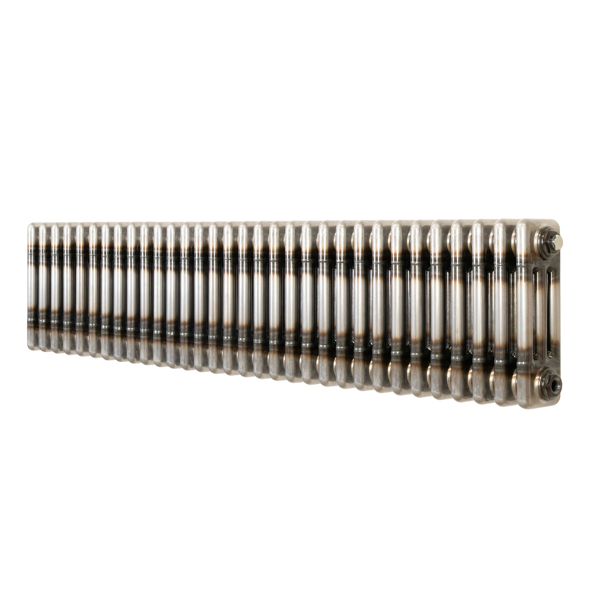 Traditionell 3-kolumnsradiator – 300 x 1460 mm – Råmetall