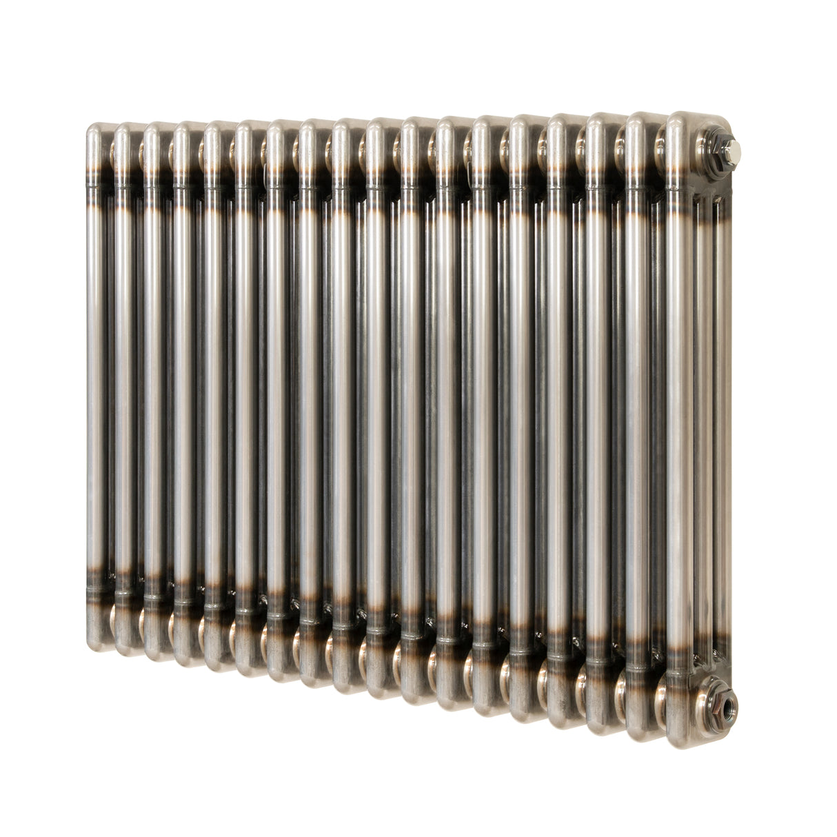 Traditionell 3-kolumnsradiator – 600 x 830 mm – Råmetall