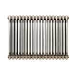 Traditionell 3-kolumnsradiator – 600 x 830 mm – Råmetall
