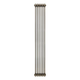 Traditionell 3-kolumnsradiator – 1800 x 290 mm – Råmetall