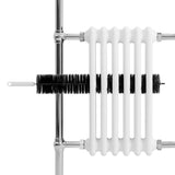 Traditionell Handdukstork – 950mm x 570mm – Vit