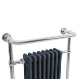 Traditionell Handdukstork – 950mm x 660mm – Antracitgrå