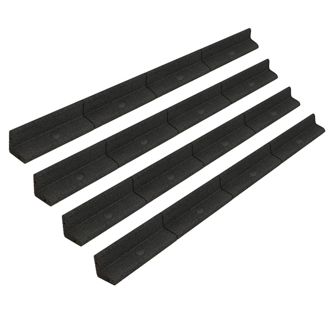 Flexibel gräskant 6 x 1,2 m – Svart