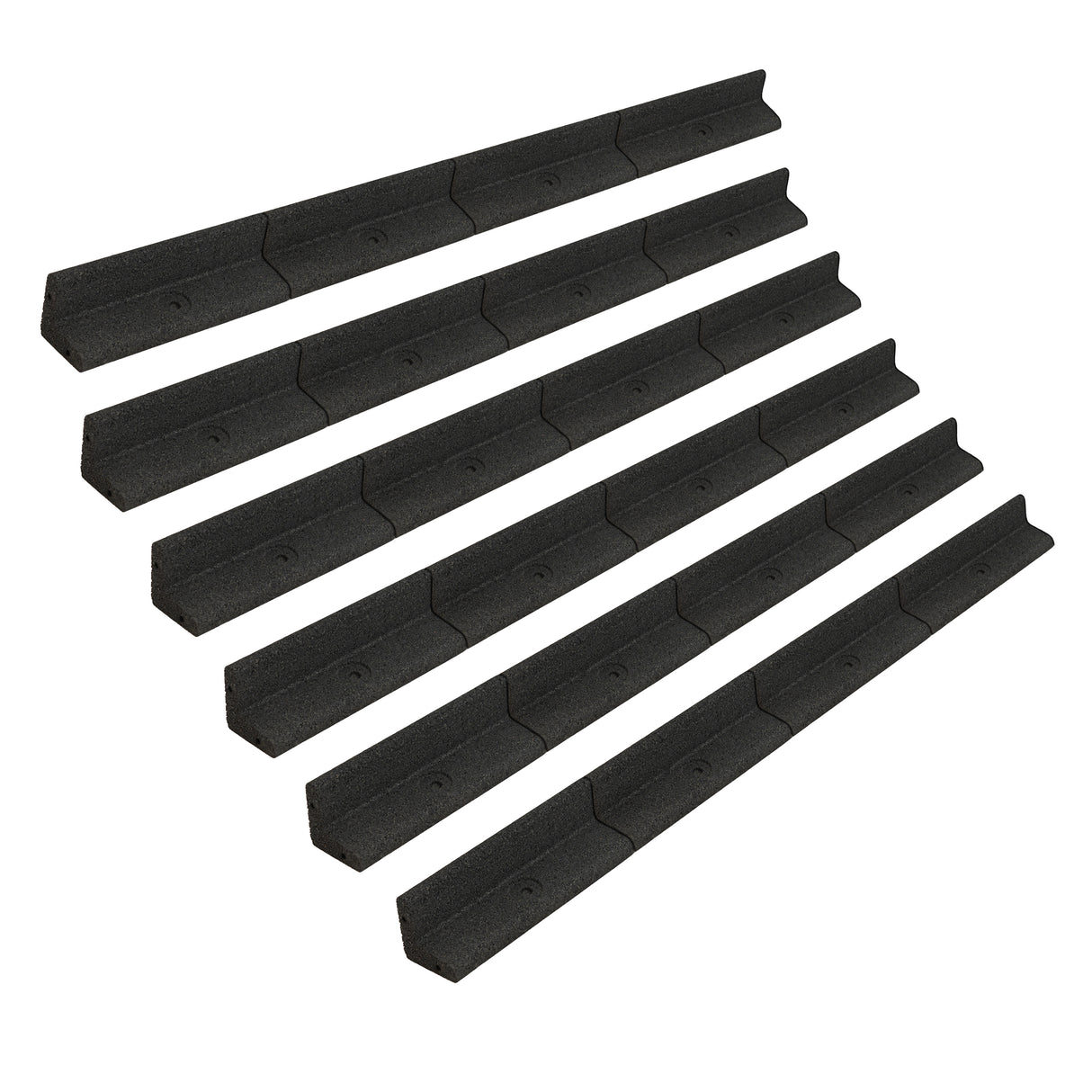 Flexibel gräskant 6 x 1,2 m – Svart