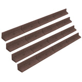 Flexibel gräskant 4 x 1,2 m – Brun
