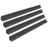 Flexibel gräskant 6 x 1,2 m – Grå