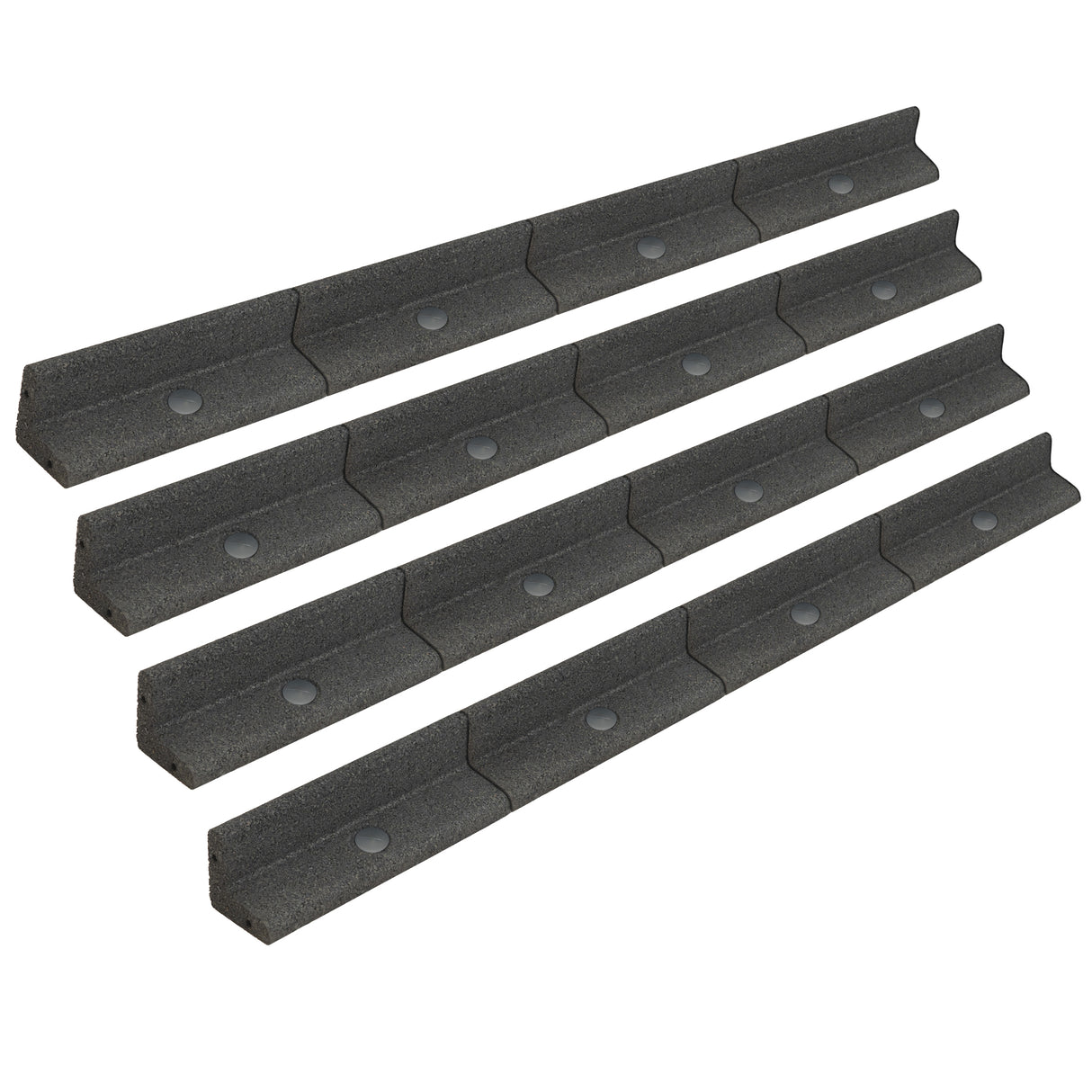 Flexibel gräskant 4 x 1,2 m – Grå