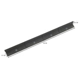 Flexibel gräskant 6 x 1,2 m – Grå