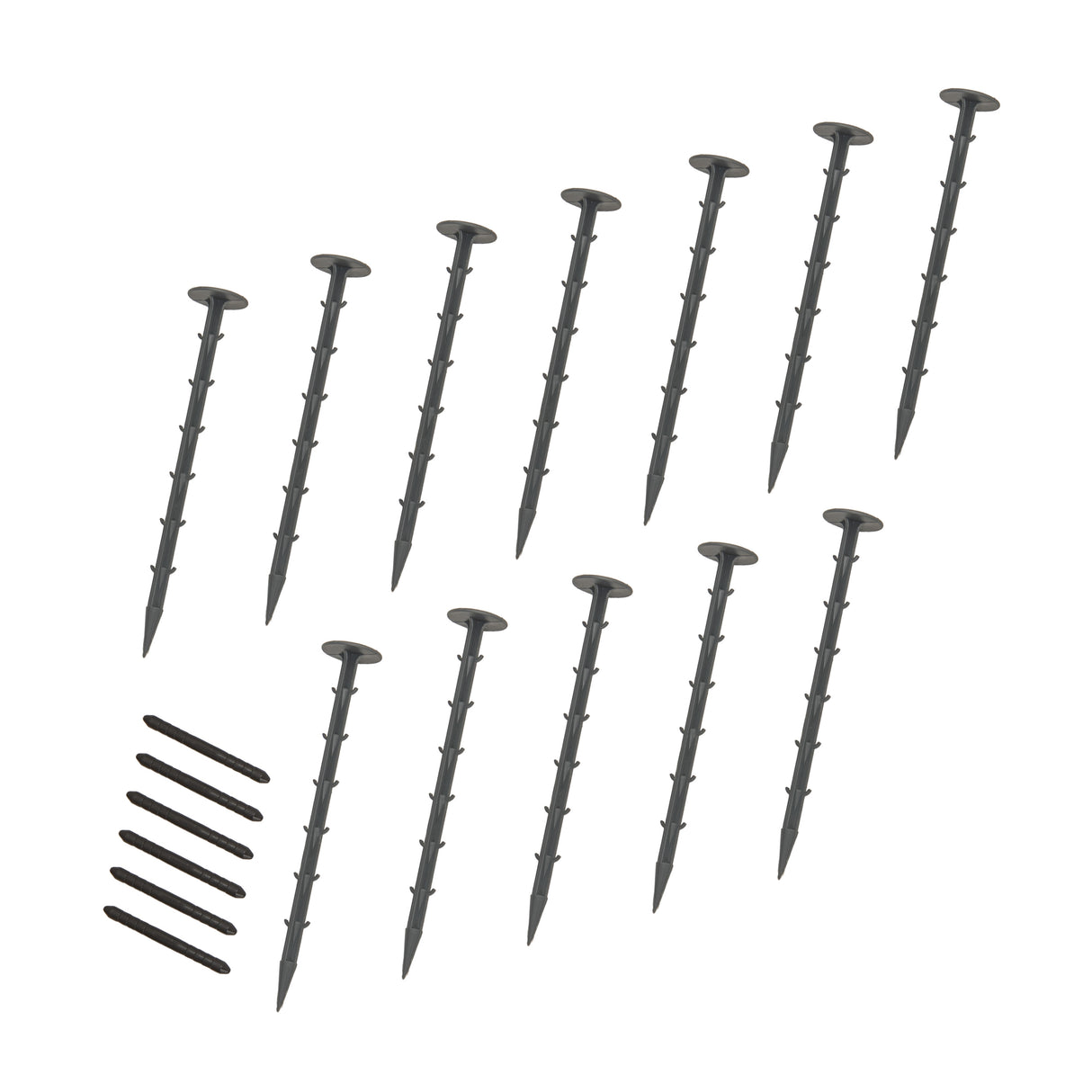 Flexibel gräskant 6 x 1,2 m – Grå