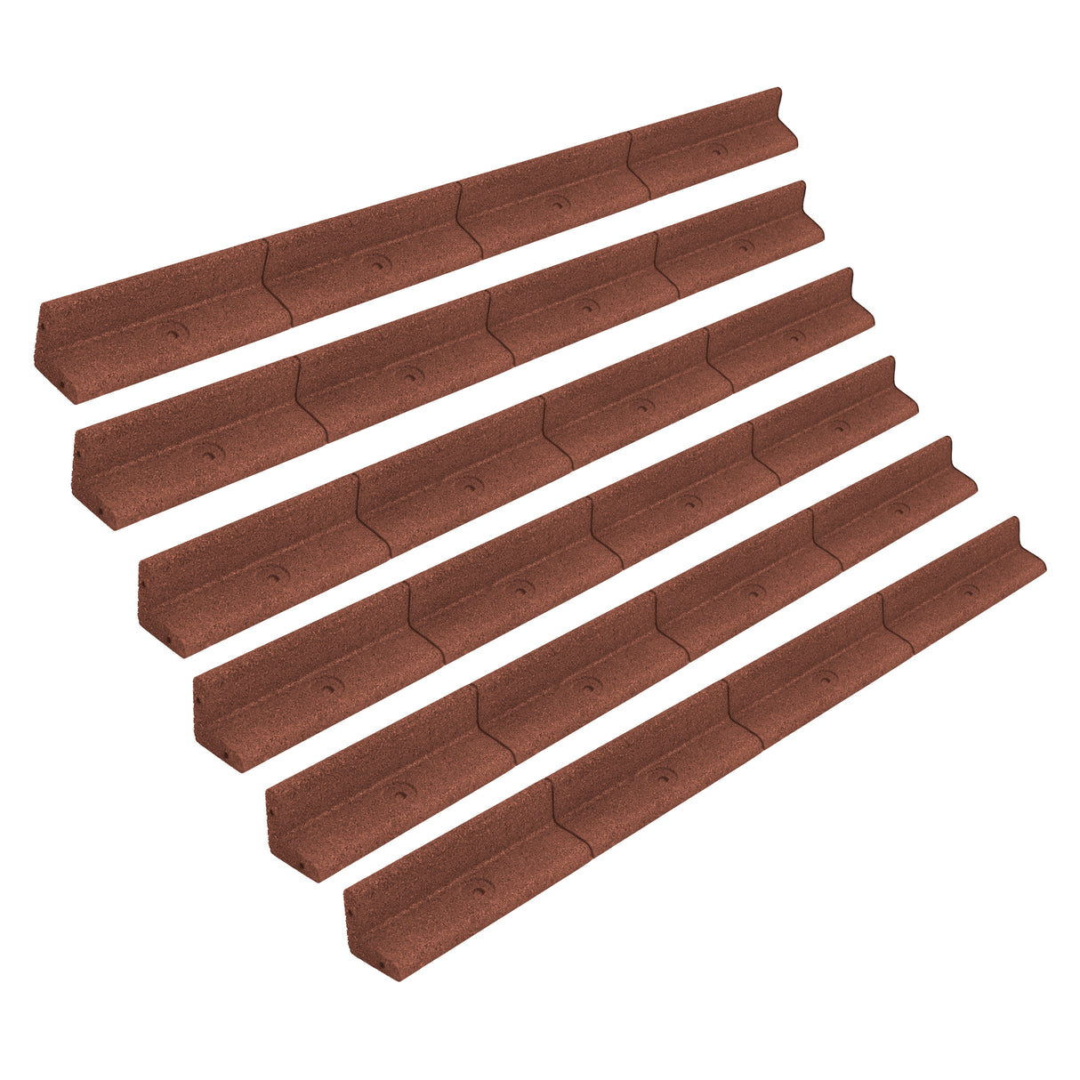 Flexibel gräskant 6 x 1,2 m – Terrakotta