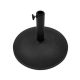 Lutbart LED-Parasoll 2,7 m med Fot – Svart