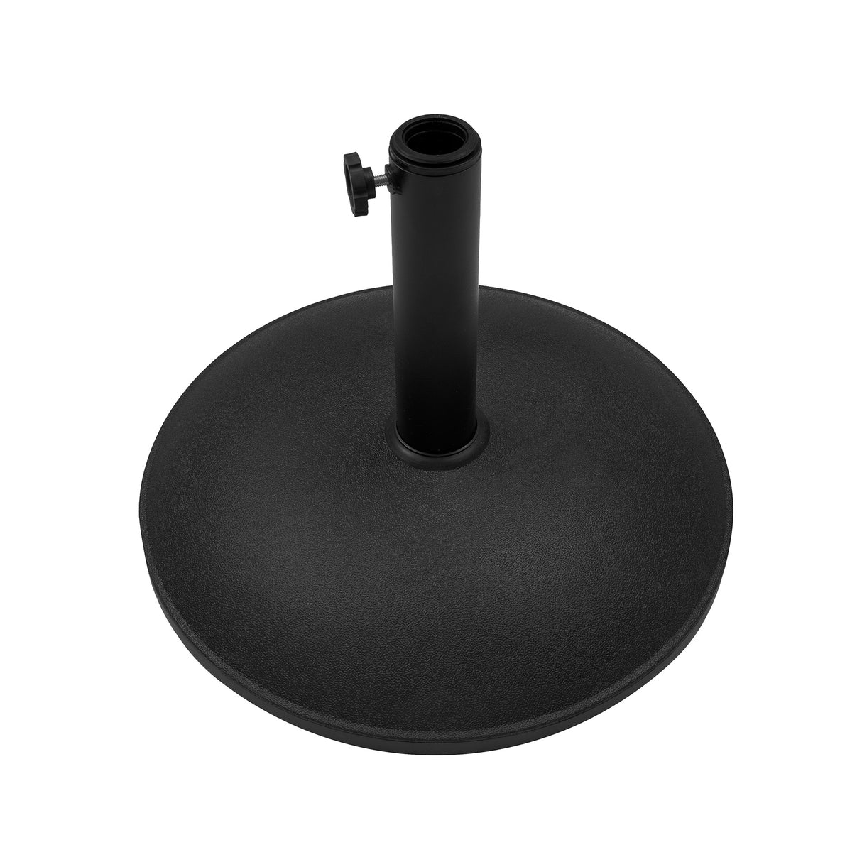 Lutbart LED-Parasoll 2,7 m med Fot – Krämvit