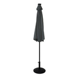 Lutbart LED-Parasoll 2,7 m med Fot – Grå