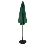 Lutbart LED-Parasoll 2,7 m med Fot – Grön