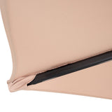 Hängparasoll 3 m med Halv Solfjädersfot – Beige