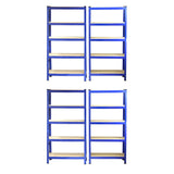 Monster Racking T-Rax Robusta Hyllor, Blå , 75 cm B, 30 cm D, Set om 4