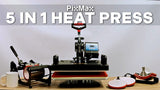 PixMax 5-i-1 Kombi Svängbar Värmeöverföringsmaskin