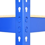 Q-Rax Blå Metallhyllor 120 x 50 x 180cm