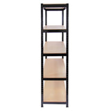 Monster Racking T-Rax Metallförvaringshyllor, Svart, 90cm B, 45cm D