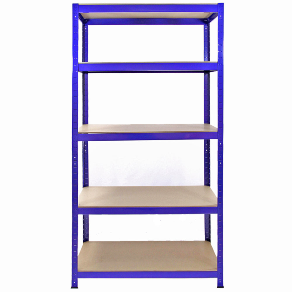 5 x 90 cm Blå Förvaringsenheter med 4200 kg Viktkapacitet GRATIS Ihopkopplingsfästen & Gummiklubba