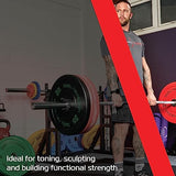 2,1 meter olympisk tyngdlyftningsstång & viktplattor-set